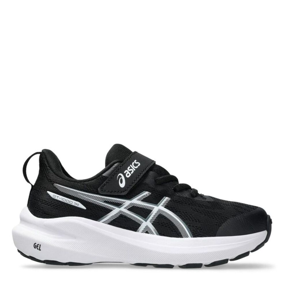 Asics Childrens/Kids GT-1000 14 Shoes / Black/Steel Grey